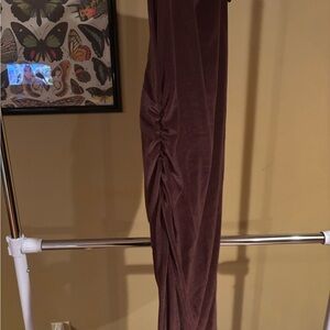 Comfy purple mini dress